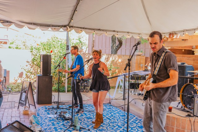 Live music performance at Pedal Haus Brewery